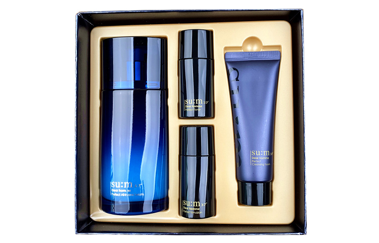 

Дышащий лосьон-эссенция набор для ухода за кожей увлажняющий увлажняющий набор из 4 предметов SU:M37°