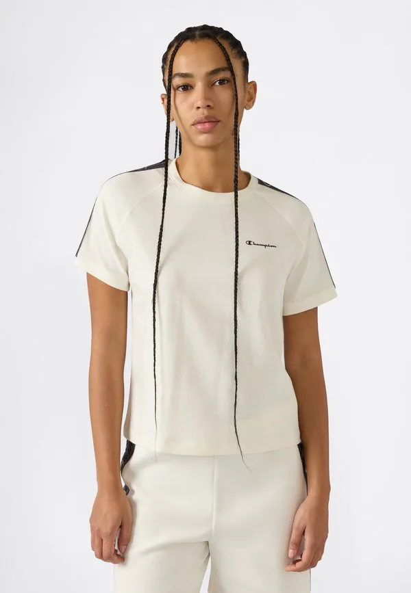 

Спортивная футболка с круглым вырезом и принтом Champion, Sand, Бежевый, Спортивная футболка с круглым вырезом и принтом Champion, Sand