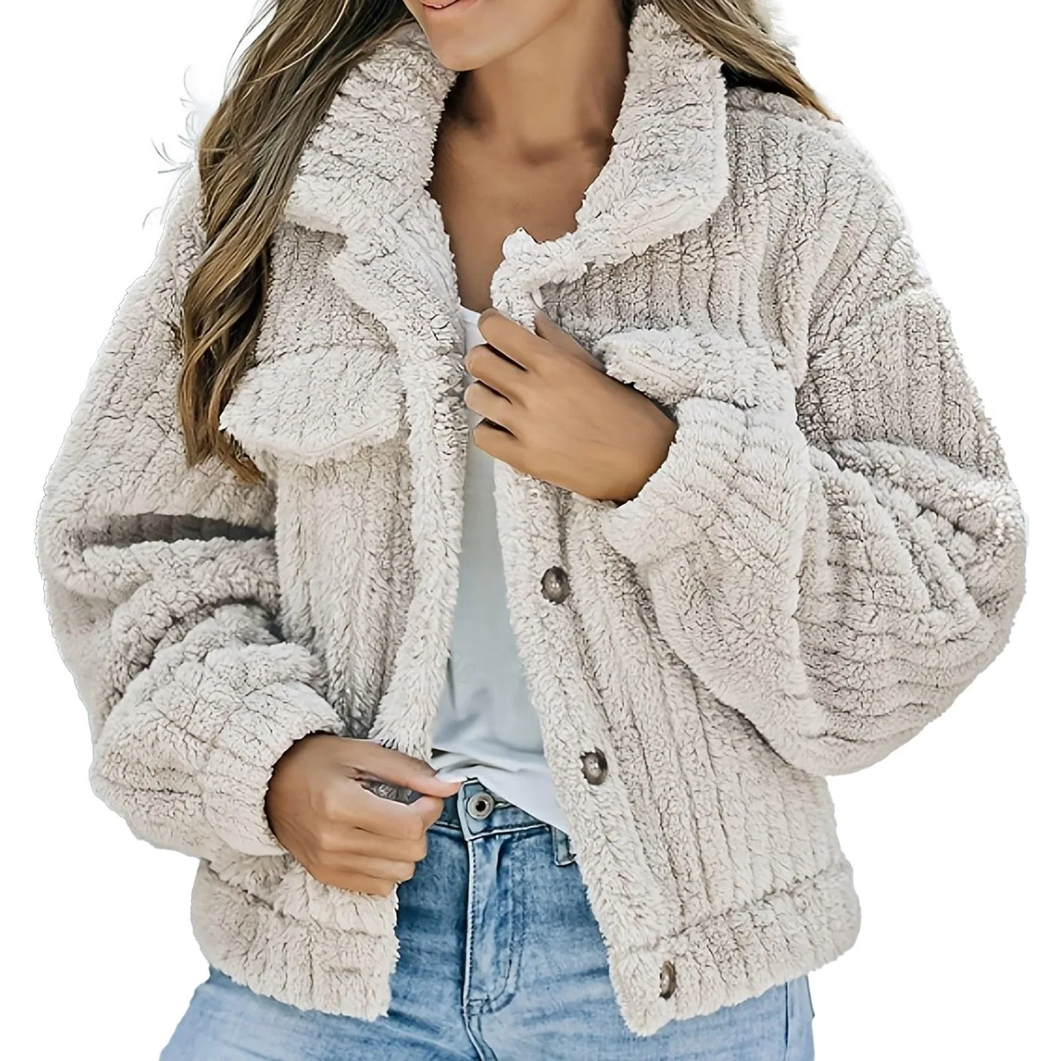 Женское зимнее пальто с длинным рукавом Wool Jacket, a
