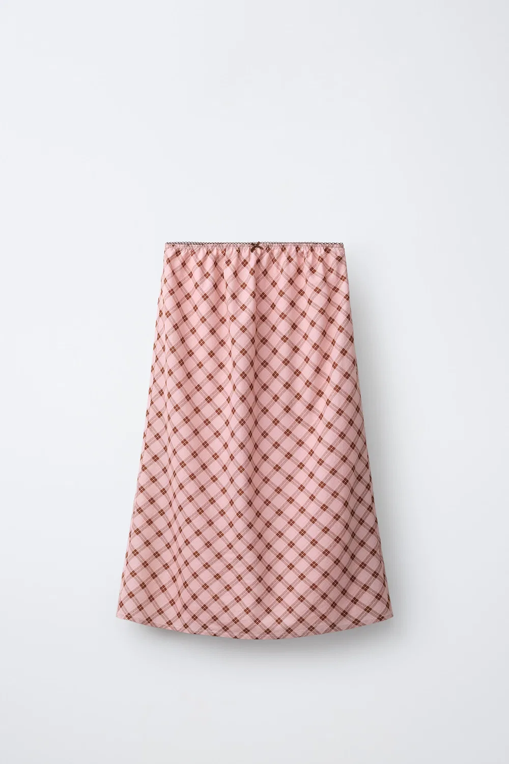 ЧЕТКАЯ ЮБКА МИДИ ZARA, Pink