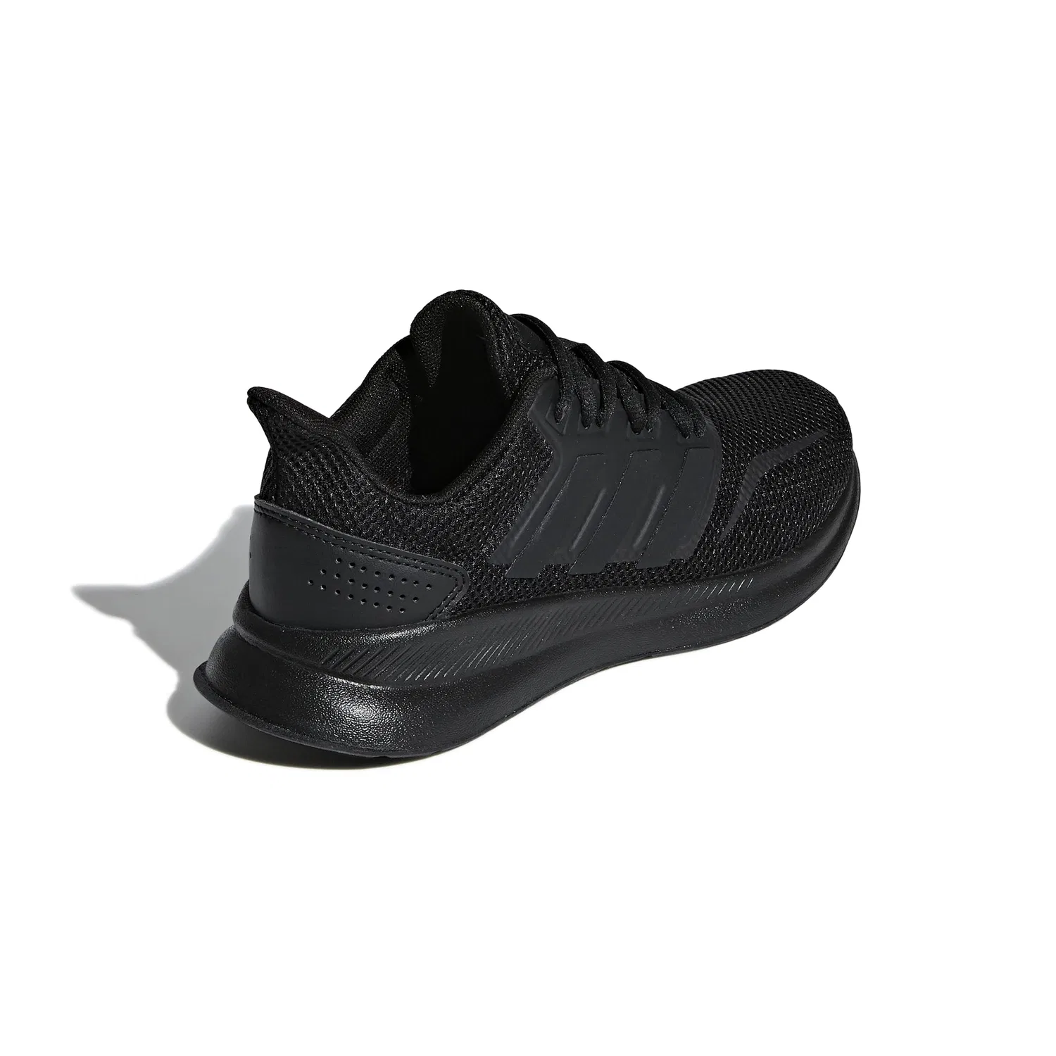 Детские беговые кроссовки для мальчиков с амортизацией Falcon K Adidas, Black Core Black Core Black Core Black Core Black Core Black Core Black Core Black — фото 4