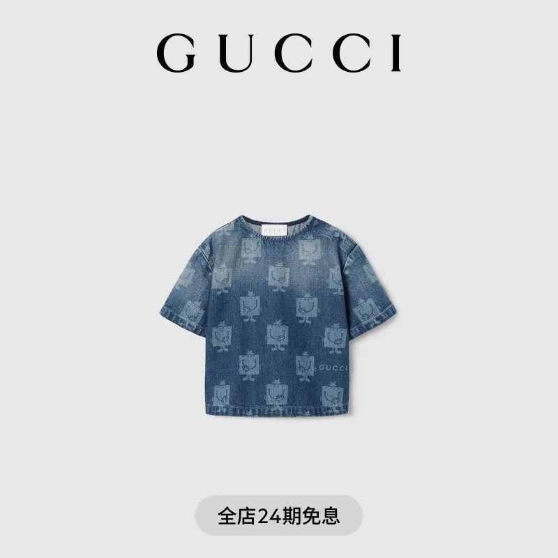Футболка детская GUCCI, Blue — фото 3