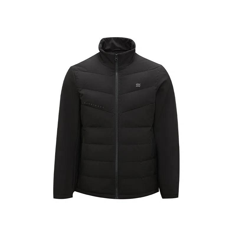 Детский пуховик без капюшона HLA, Black 06