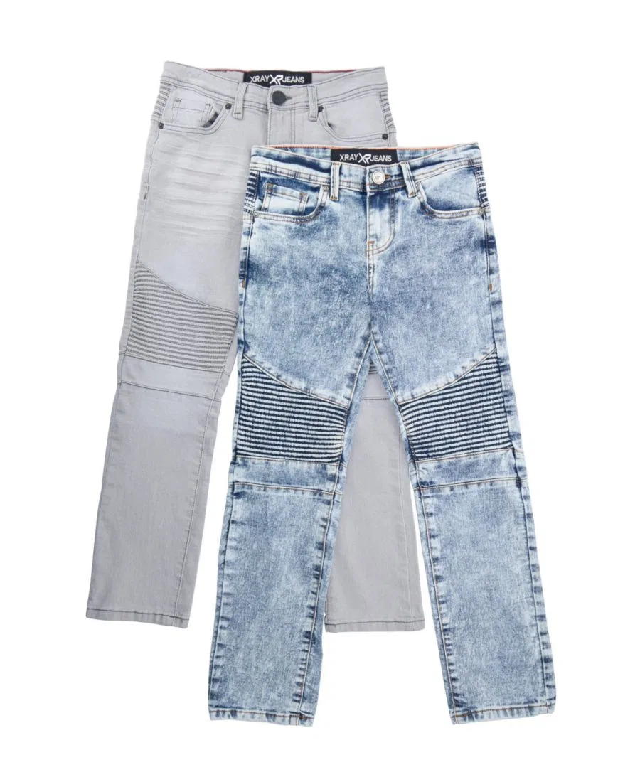 Джинсы из стрейч-денима, комплект из 2 пар, Slim Fit XRAY, Bleach/Grey