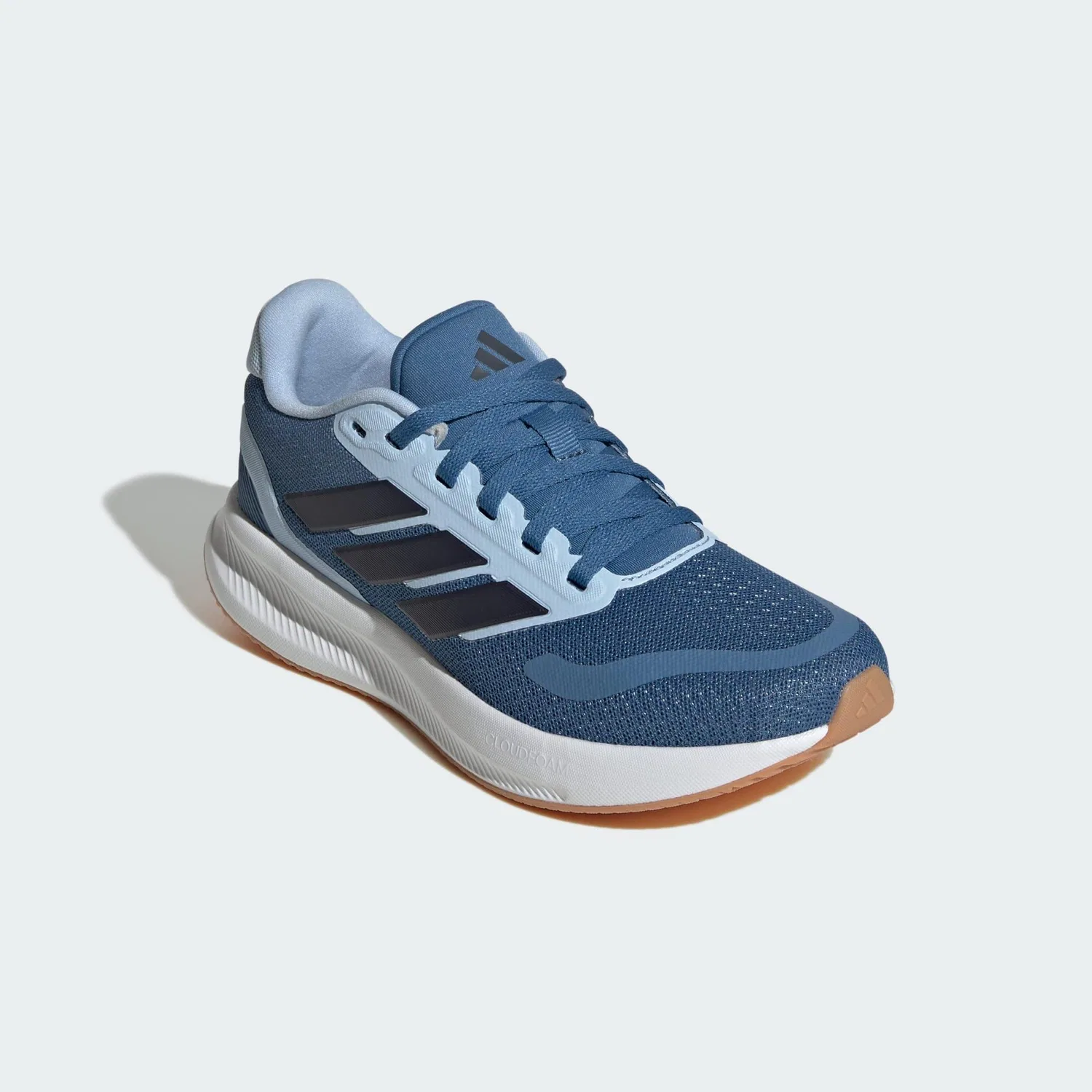 Детские кроссовки с шнуровкой Runfalcon 5 Adidas, Navyblau Petrolblau Kometblau — фото 4