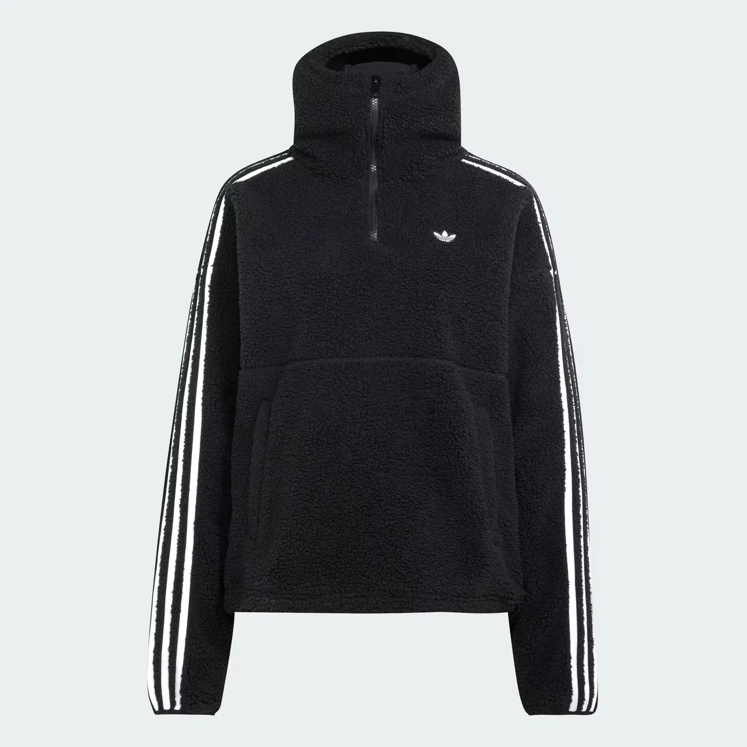 Женская куртка-толстовка из флиса свободного кроя by Jennie Fleece Hoodie Jacket Adidas Originals, черный — фото 3
