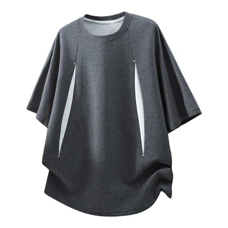 Детская футболка с круглым вырезом T Shirts Unisex Crew Neck Moderate, Sugarfunk, Upgraded Gray