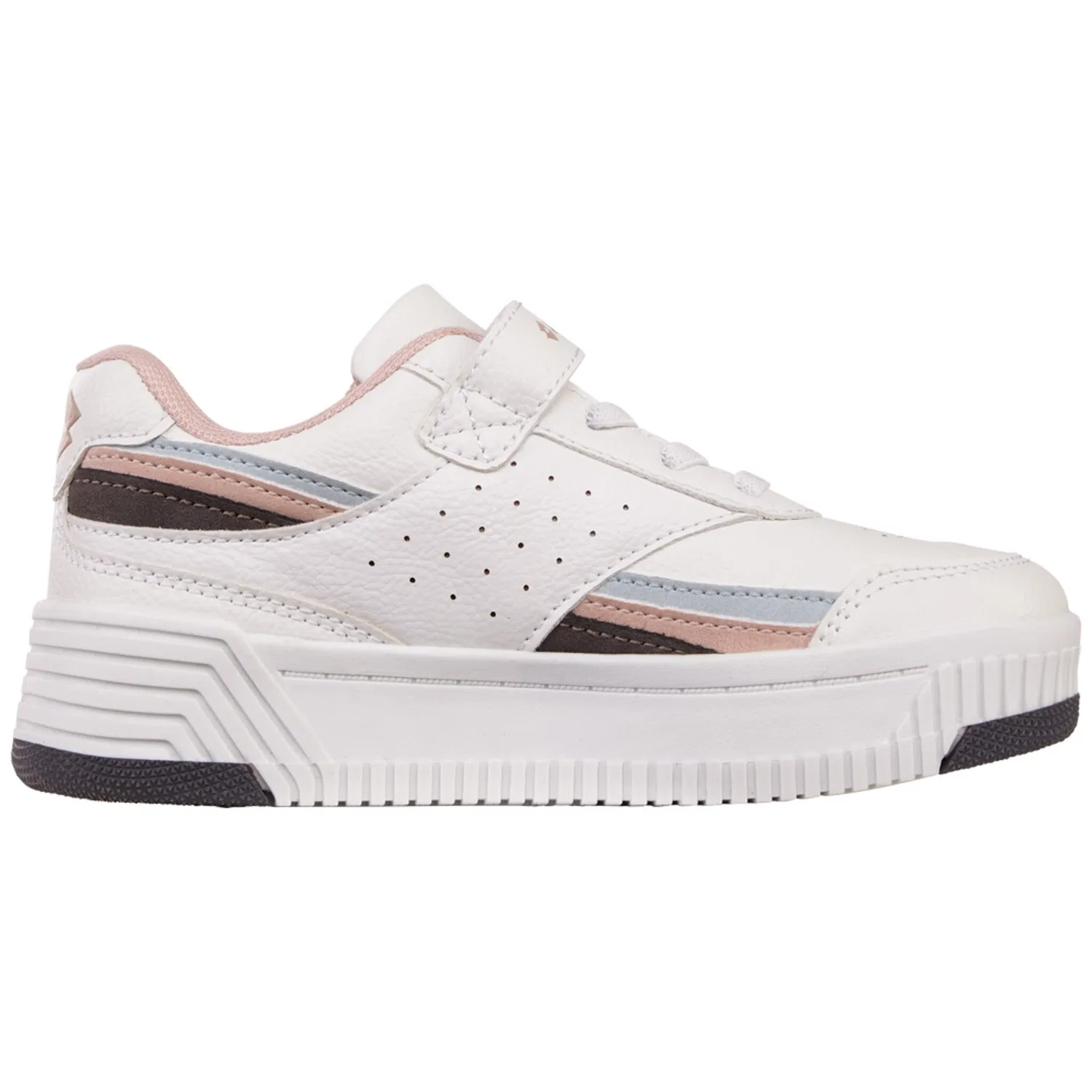 Детские кеды с легкой платформой Lotto, White/Lt.Blue — фото 2