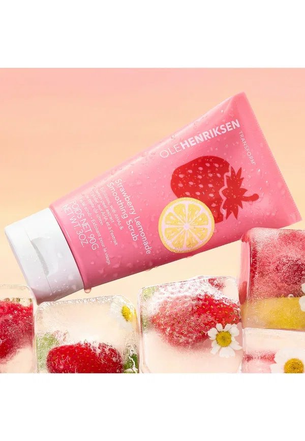 Скраб для лица с AHA и сахаром Lemonade Scrub Olehenriksen, Strawberry, 90 г — фото 3