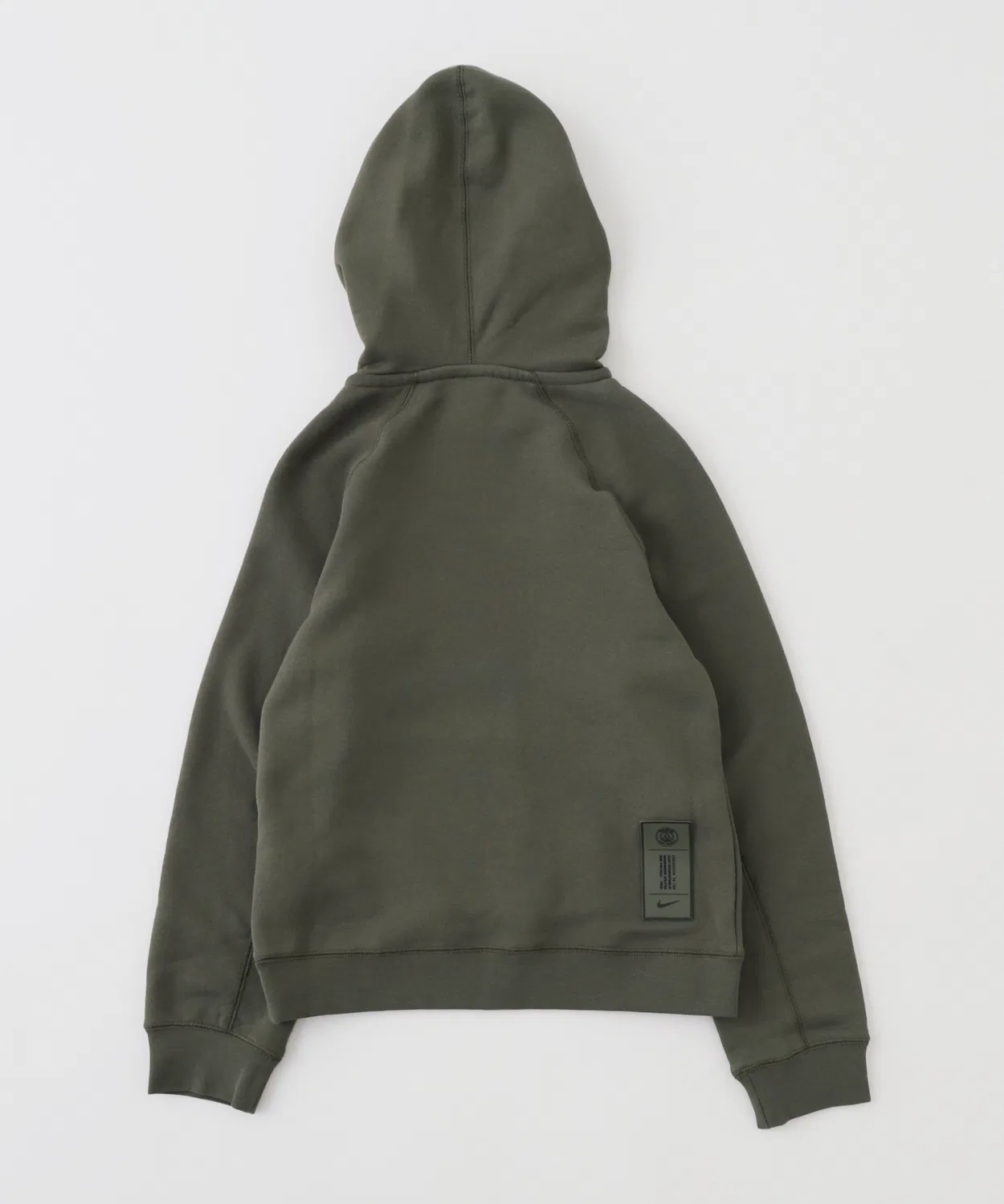 Толстовка Nike PSG Nike Air PO Hoodie, хлопок, длинный рукав, цвет хаки — фото 2