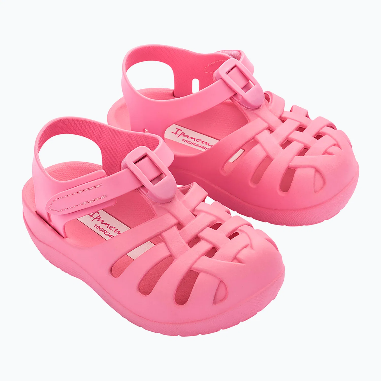 Детские сандалии для девочек с закрытым носком Ipanema Summer Basic II Baby, Rosa