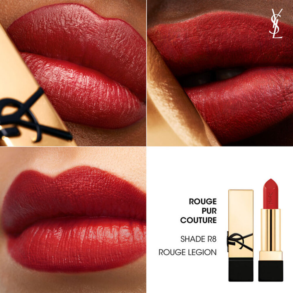 Помада для губ Yves Saint Laurent Rouge Pur Couture, R8 Rouge Legion, 3,8 г — фото 2