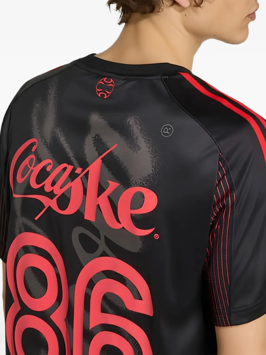 Футболка Teamgeist 26 из коллаборации с Coca-Cola Adidas, черный — фото 2