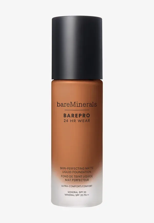 Жидкая матирующая тональная основа Barepro 24h Matte Comfort 30 мл Bareminerals, цвет deep 50 neutral