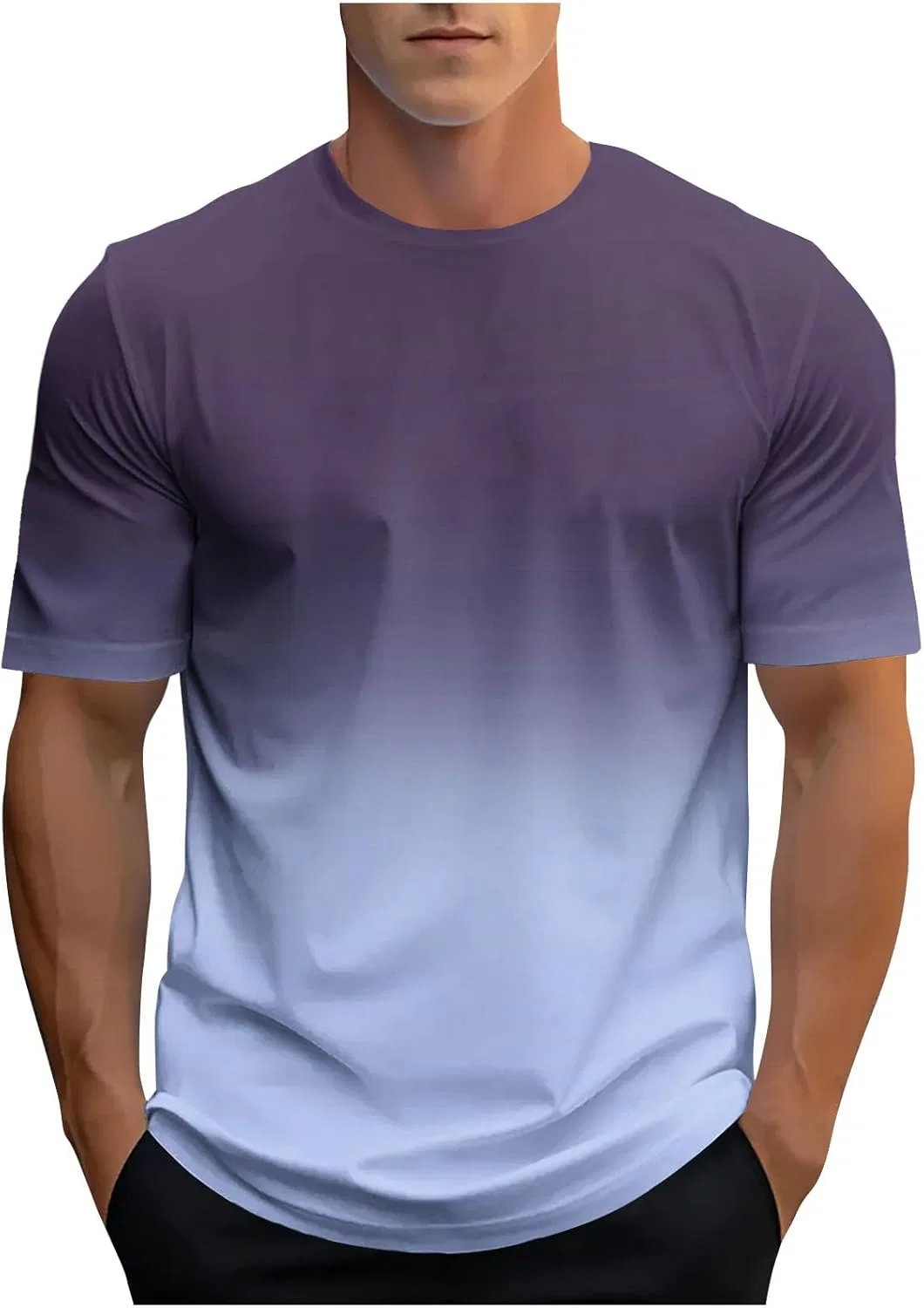 Мужская футболка с градиентом Gradient T Shirt, Purple