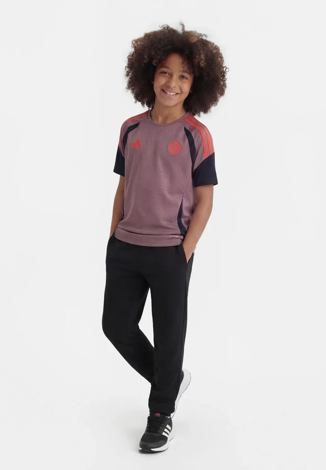 Футболка унисекс для тренировок в Кубке Баварии Adidas Performance, Shadow Fig/Legend Ink