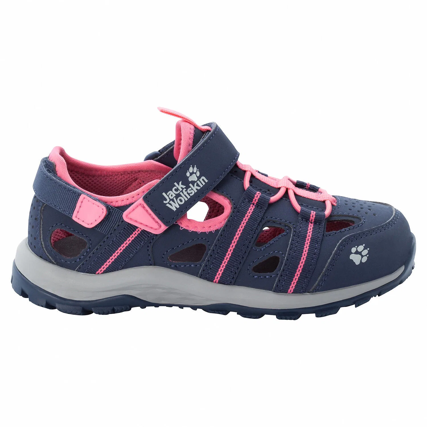 Детские сандалии-треккинг Sun Climber Jack Wolfskin, Blau Korallenrosa