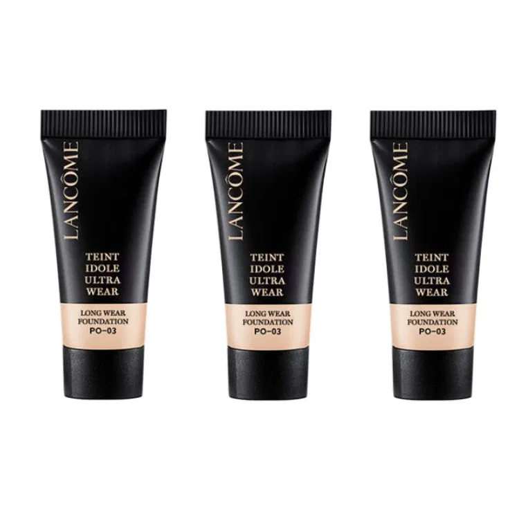 Женский жидкий тональный крем с пробниками LANCOME, PO-03 Natural