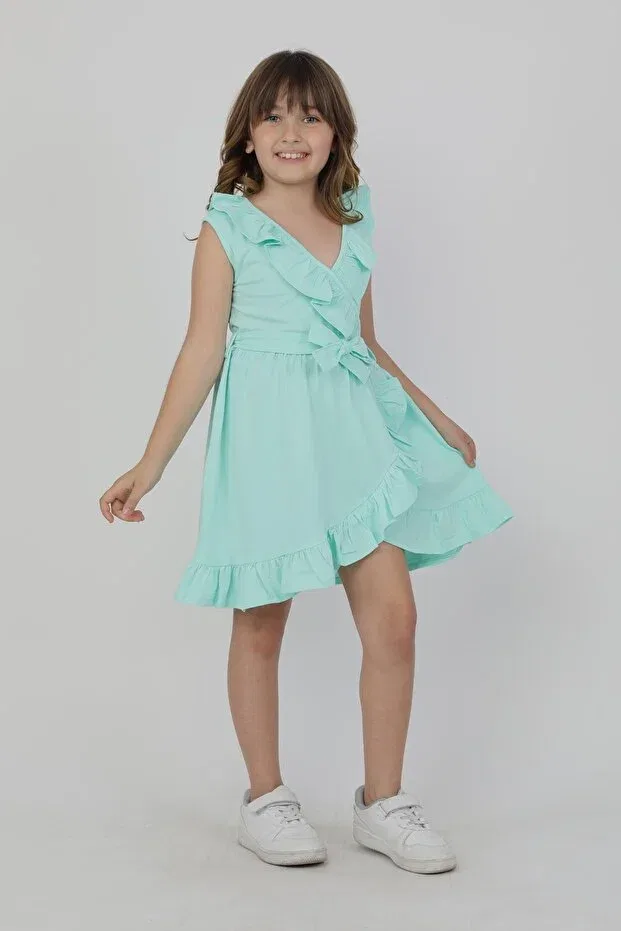 Детское платье для девочек хлопковое Newkids, Mint