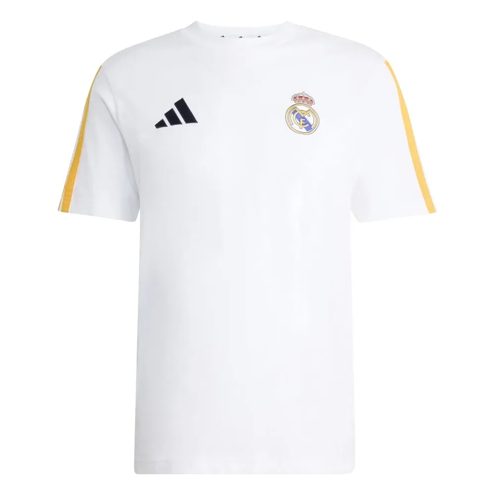 Мужская футболка с коротким рукавом Real Madrid DNA Adidas, White — фото 3