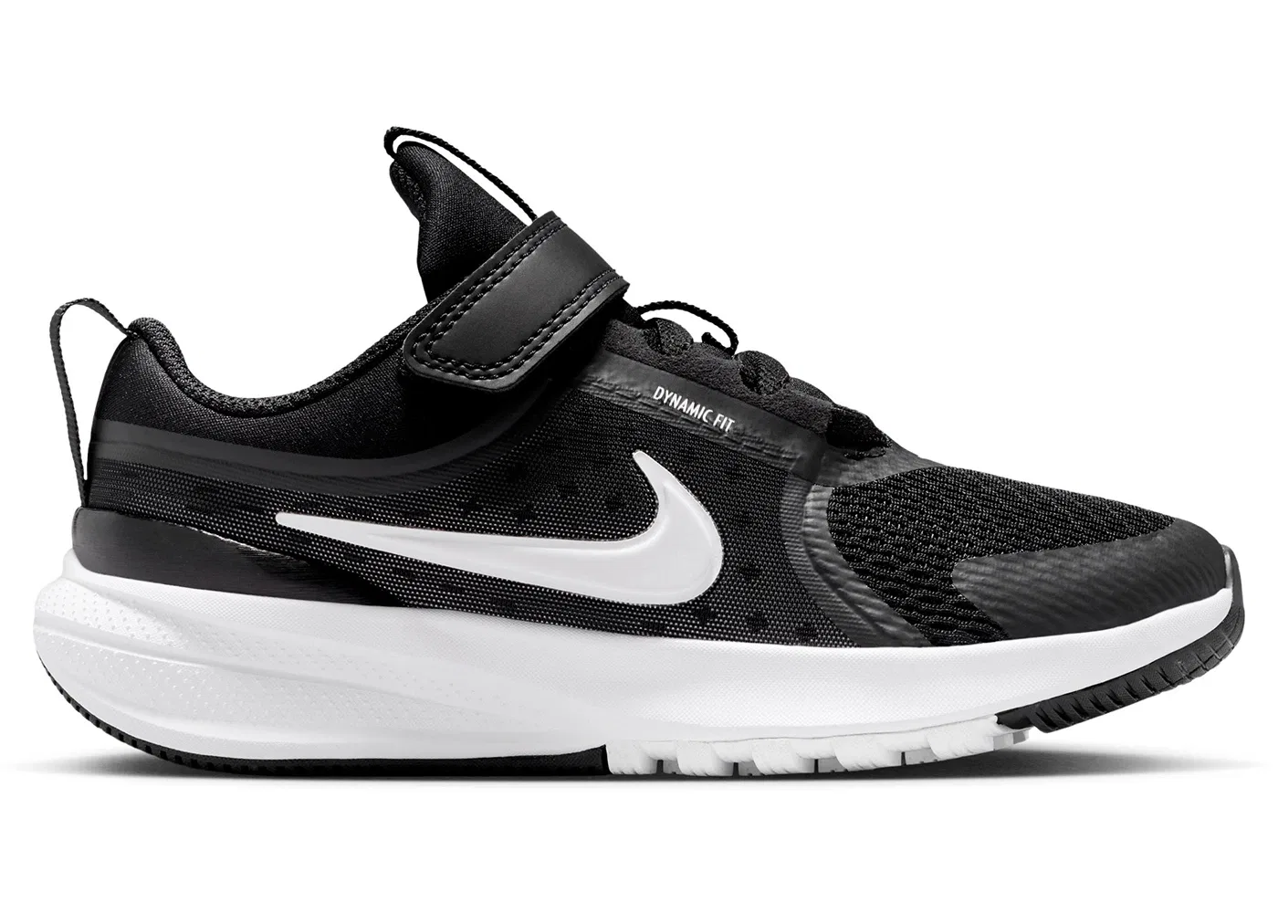 Детские кроссовки для бега с дышащим верхом Nike Star Runner 5 Nike, Black/White/Summit White/White