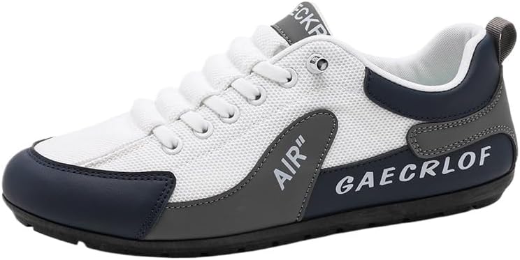 

Мужские дышащие спортивные кроссовки с плоской подошвой для бега на улице- стиль и комфорт Hoalox, серый