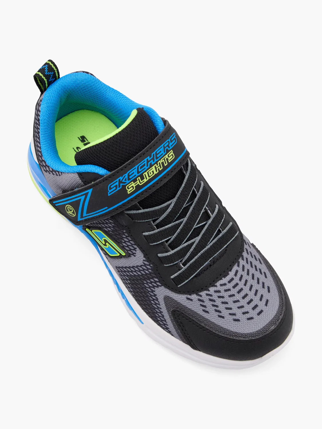Кроссовки для мальчиков с подсветкой Skechers TRI-NAMICS, черный — фото 2