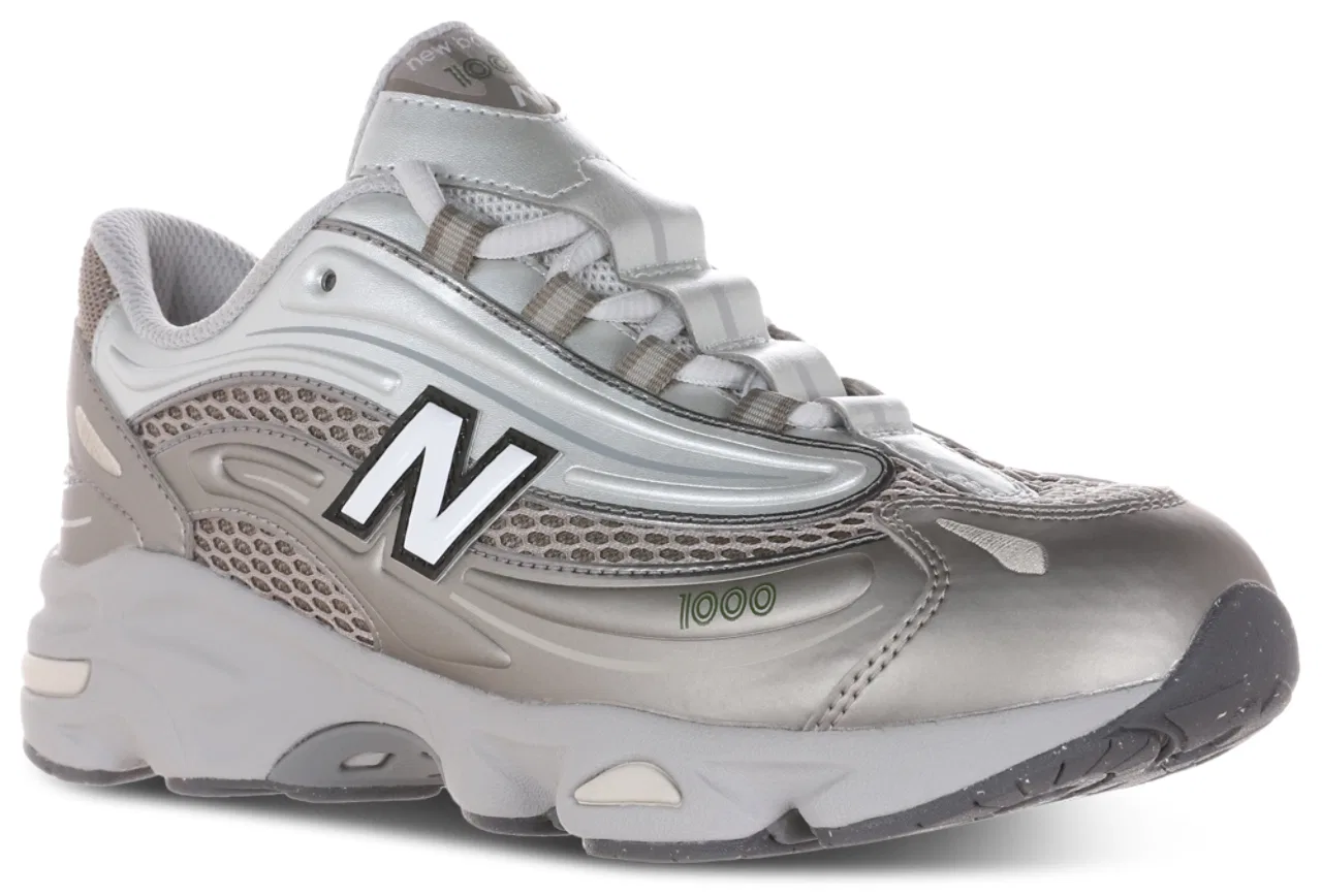 Кроссовки для мальчиков 1000 New Balance, цвет Arid Stone/Silver Metallic — фото 3