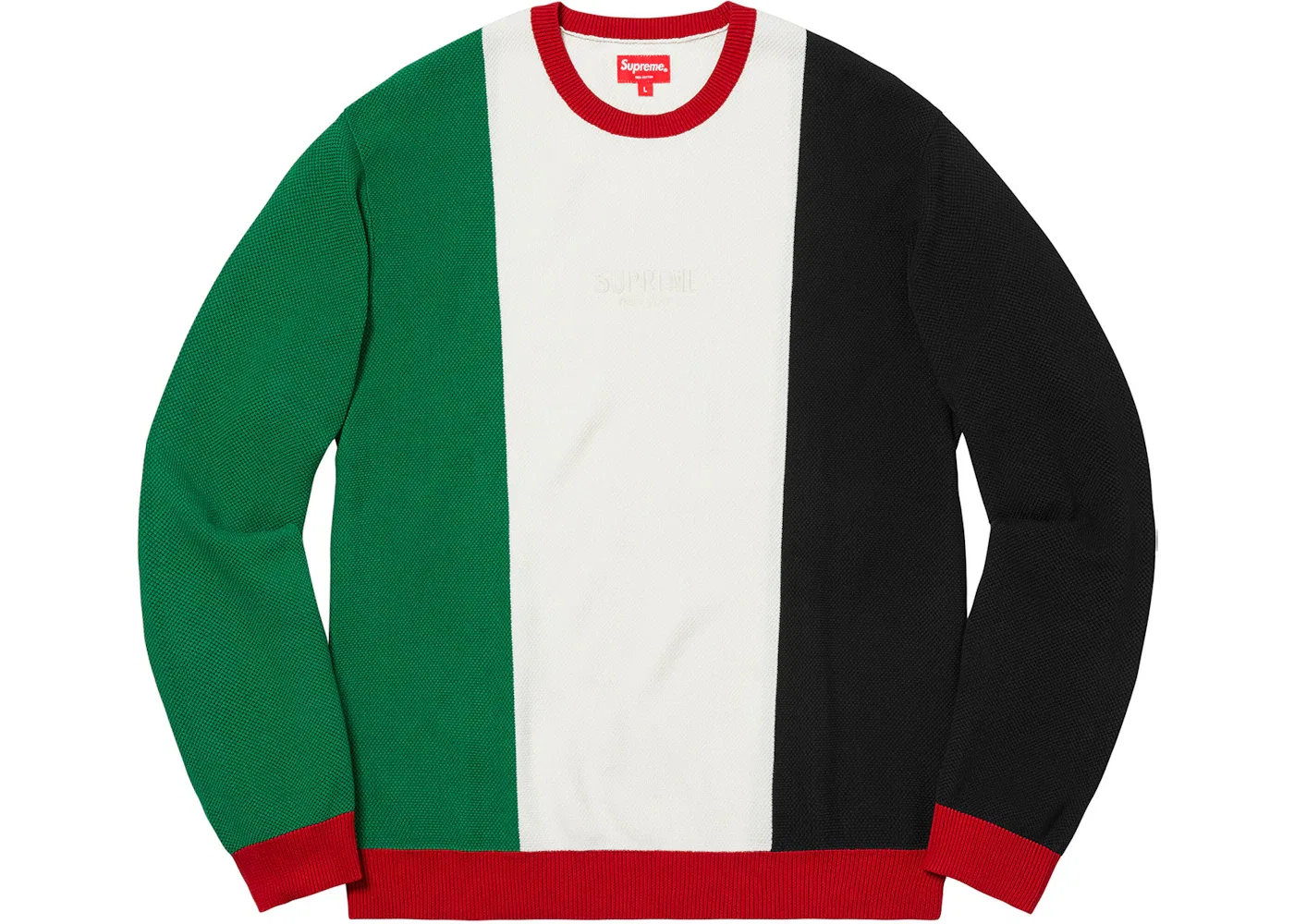 Мужской свитшот с принтом Supreme Crewneck (FW18), Multi