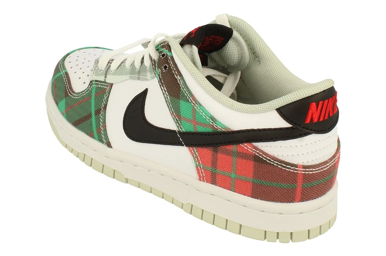 Детские кроссовки для мальчиков с принтом NIKE Dunk Low Sneaker NIKE, White Black White 100 — фото 2