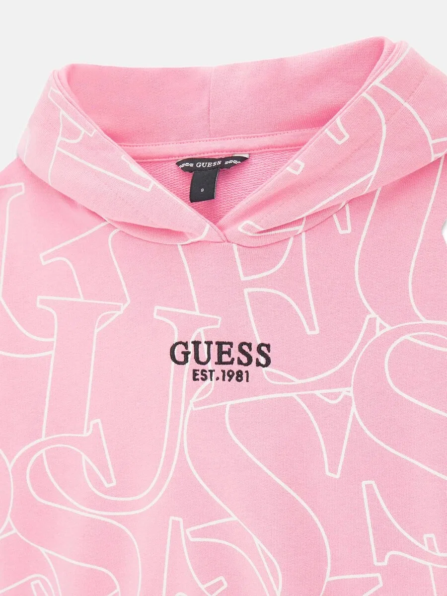 Толстовка GUESS розового цвета — фото 3