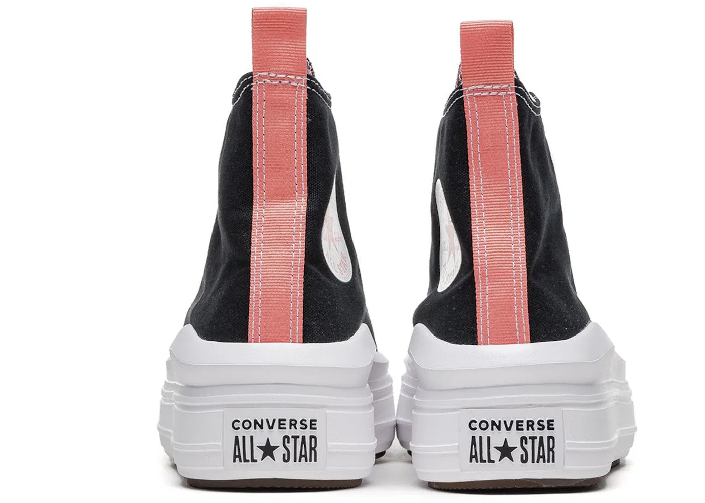Детские кеды Lifestyle Converse Chuck Taylor All Star Move Platform, Black/Pink Salt/White — фото 3