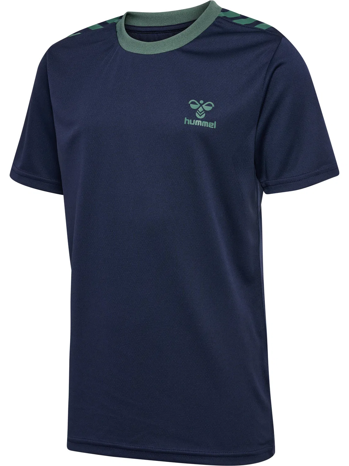 Детская футболка с коротким рукавом Hmlstaltic Hummel, Midnight Indigo / Blue Green