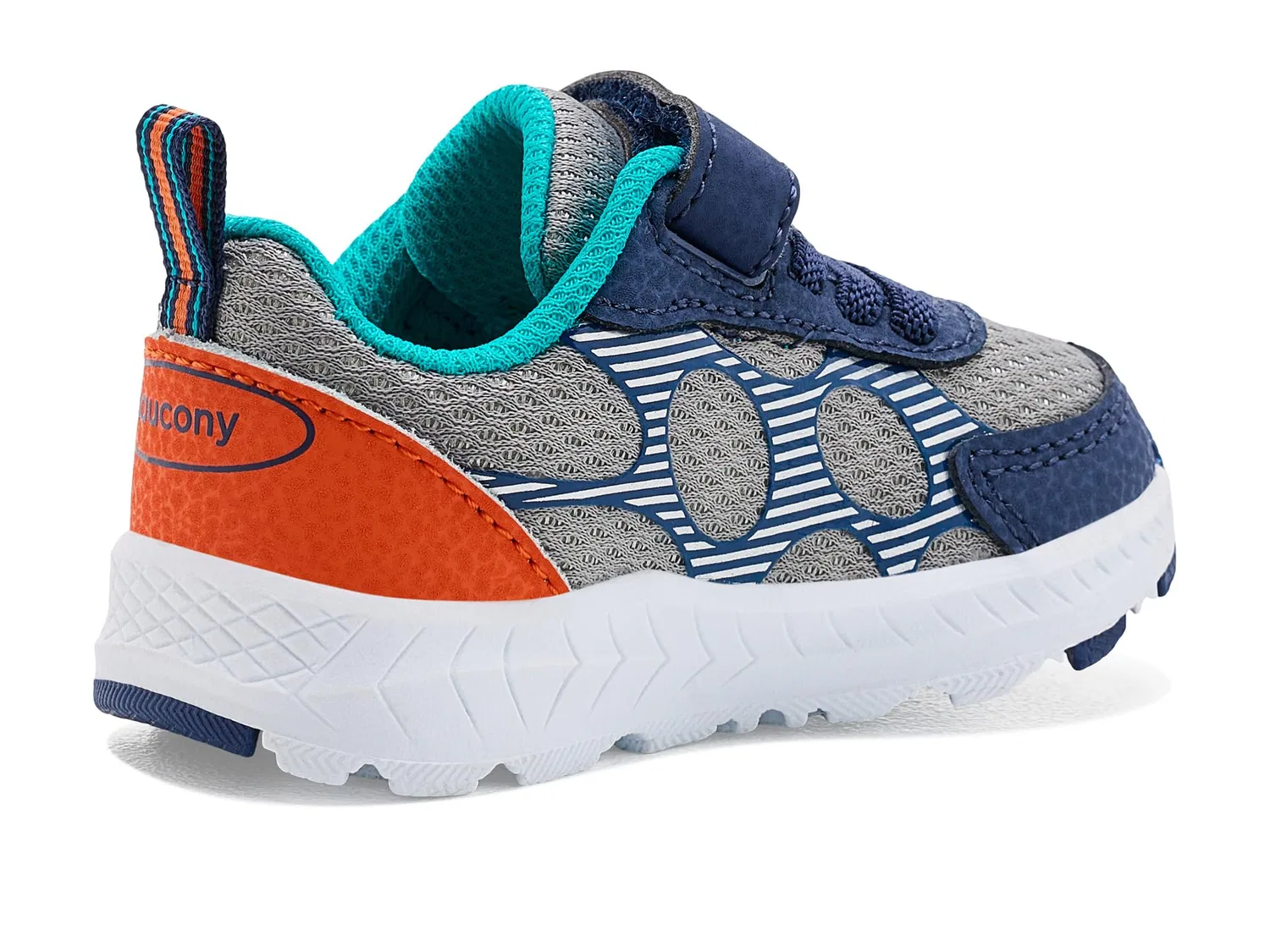 Кроссовки Wind XT Jr (для малышей и маленьких детей) Saucony Kids, Grey/Navy — фото 4