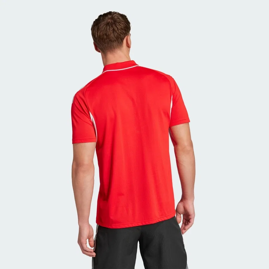 Футболка-поло с коротким рукавом Tiro 25 Competition adidas, Красно-белый — фото 2