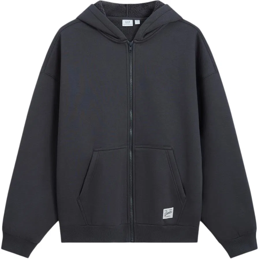 Мужской свитшот с капюшоном утепленный GAP, Carbon Gray