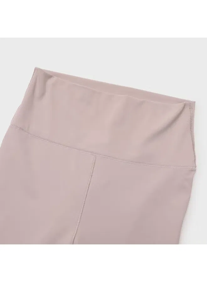 Брюки зауженные с высокой посадкой Zara, пыльно-розовый — фото 4