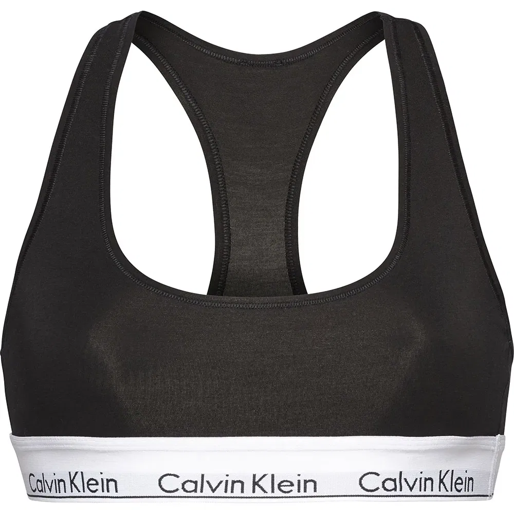 Бюстгальтер без подкладки Calvin Klein, черный