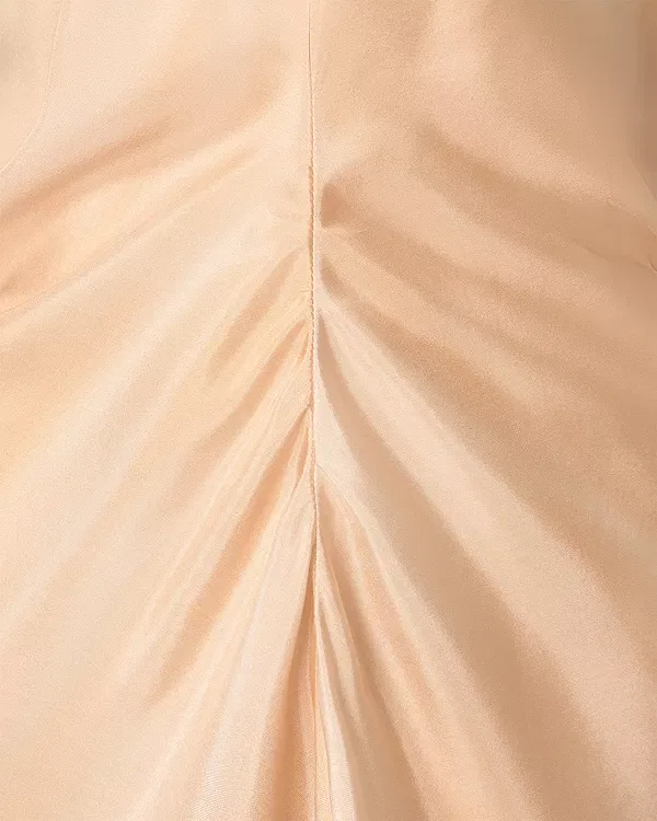 Женское платье макси из шелка с запахом Emporio Armani, Dawn/Dune Water Color — фото 4