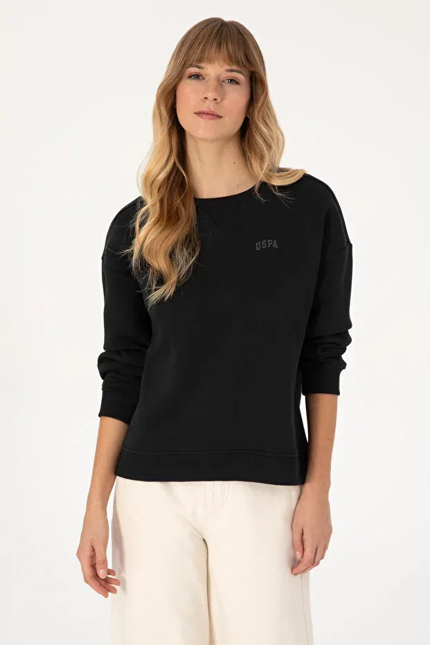Женские свитшот с длинным рукавом U.S. Polo Assn., Black
