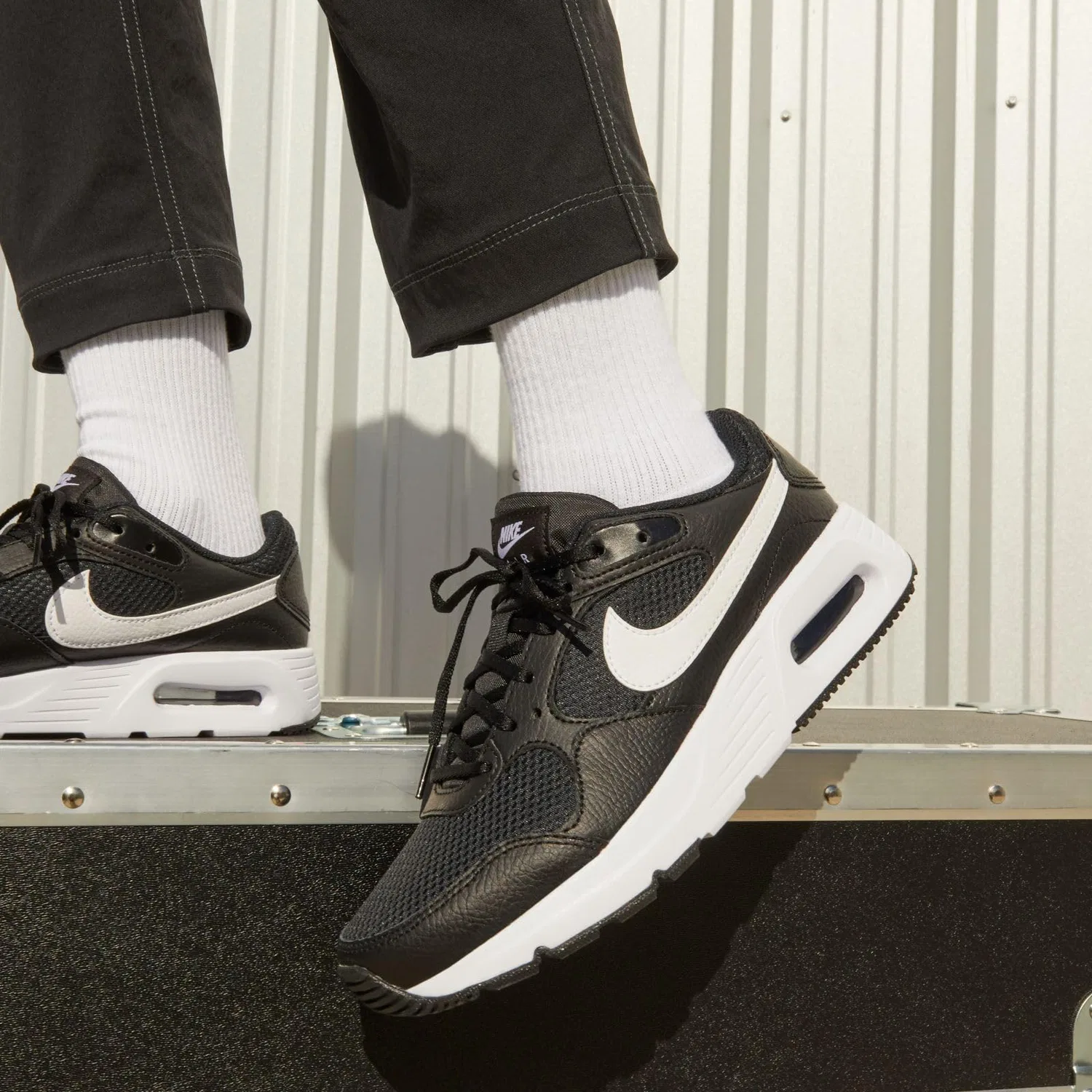Детские кроссовки для мальчиков Air Max Sc NIKE, Black — фото 3