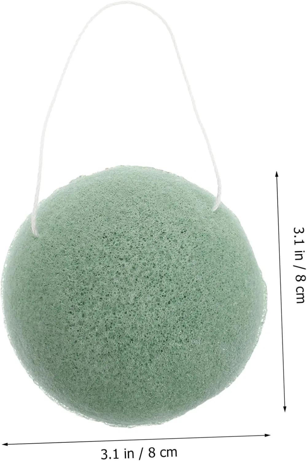 Спонжи для лица Pack of 12 Natural Facial Cleansing Sponges, DEARMAMY, 12 шт, 8x8x4 см, Assorted Colours — фото 2