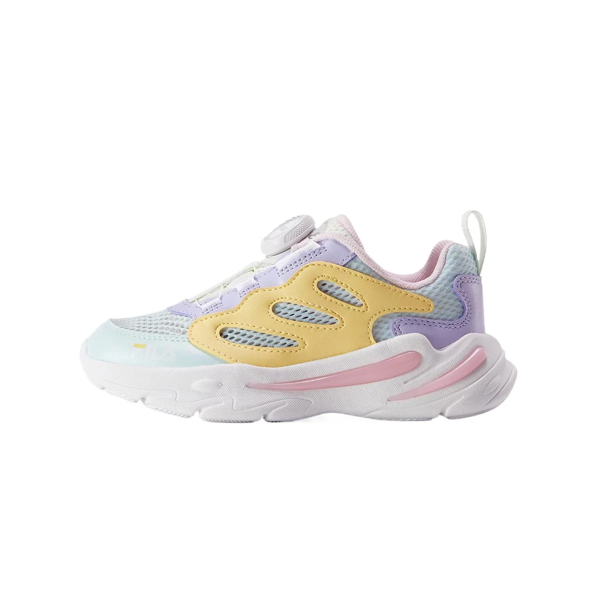 Детские кроссовки для мальчиков с сетчатым верхом FILA KIDS, Sky Window Blue/Light Banana Yellow