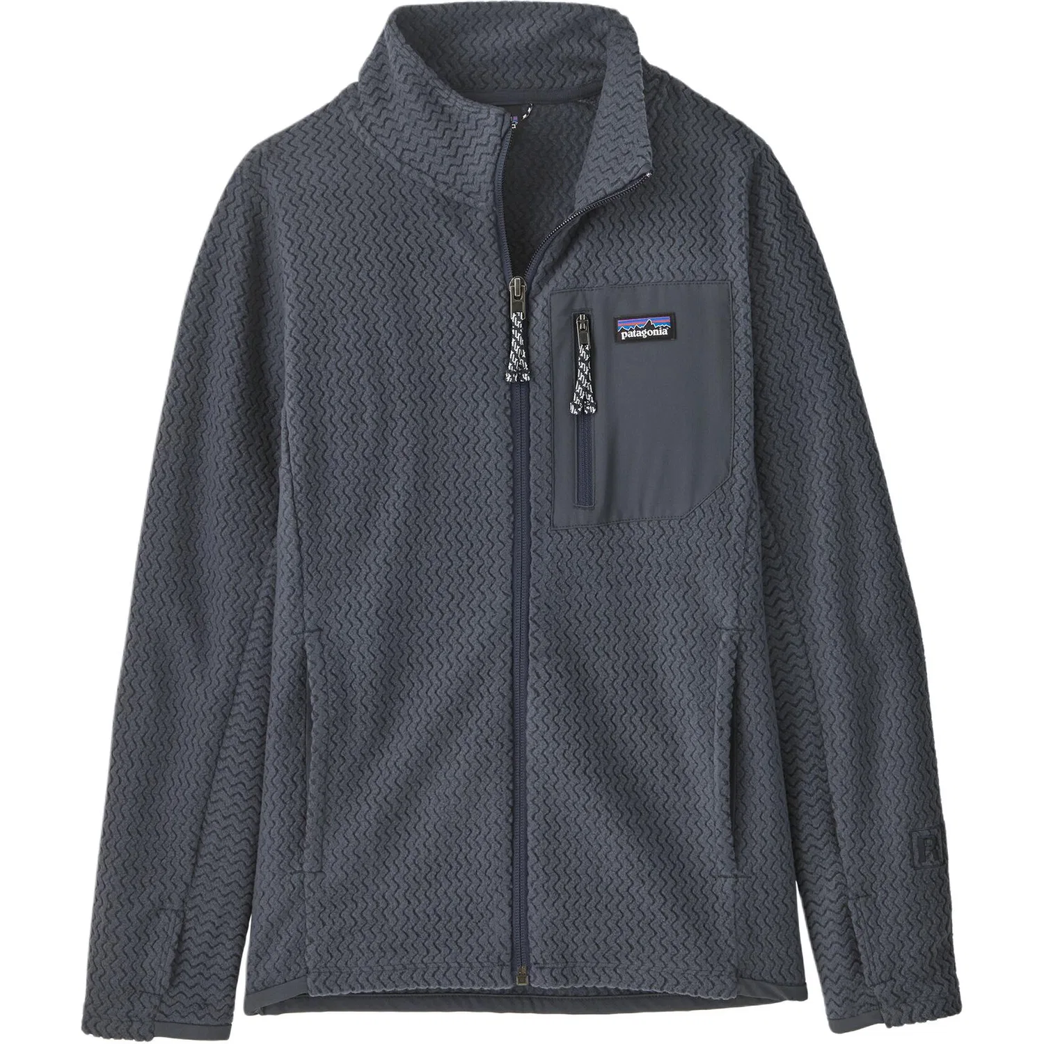 Детская куртка с флисом Patagonia R1 Air Full Zip, Smolder Blue