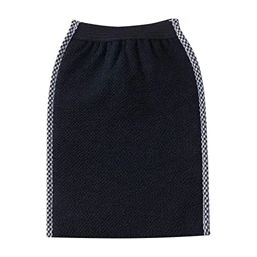 Мочалка для душа двухсторонняя с пеной, Generic, 200 г, Black
