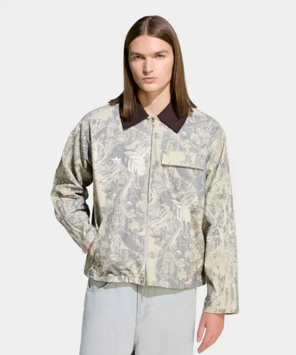 Рабочая куртка из канваса, серая, Adidas