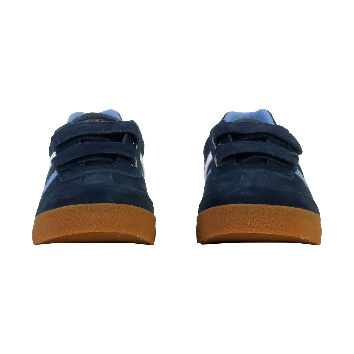 Кроссовки детские кожаные Barrier Strap Gola, синий — фото 4
