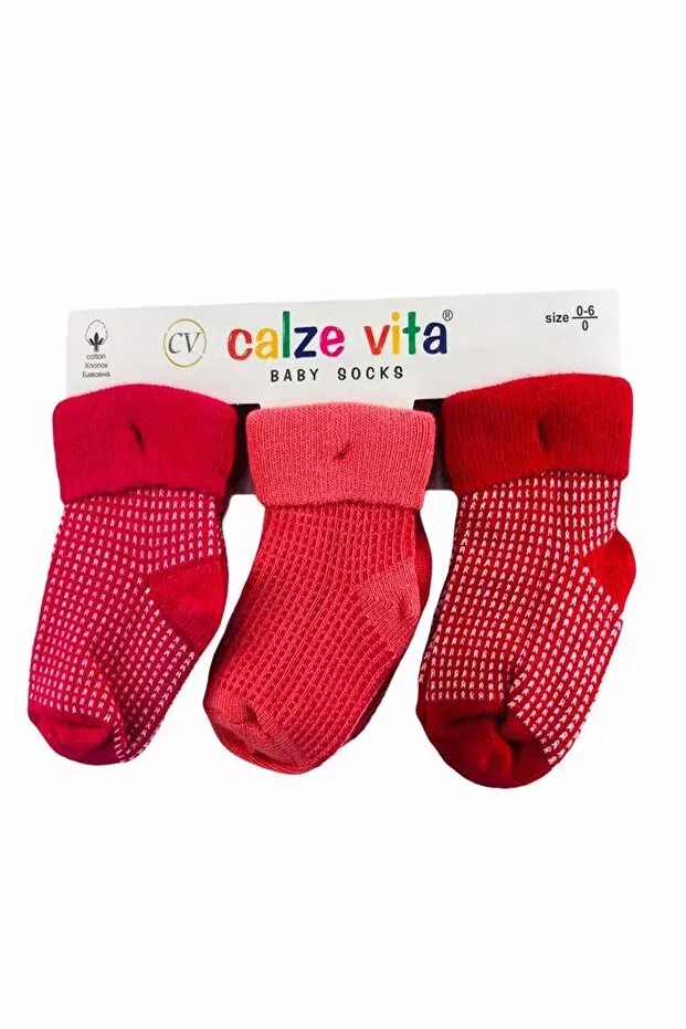 Детские носки для новорожденных хлопковые Calze Vita, Multicolor