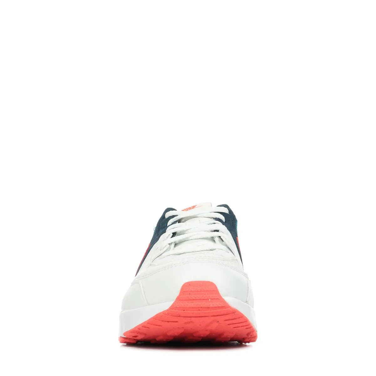 Детские кроссовки для мальчиков с длинным шнурком Air Max Excee NIKE, Summit White Bright Crimson — фото 4