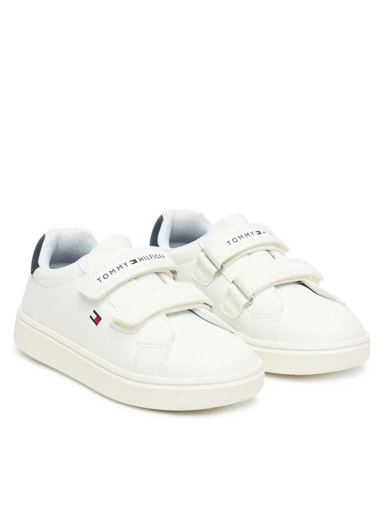 Кроссовки Low Cut Velcro Tommy Hilfiger, белый — фото 2